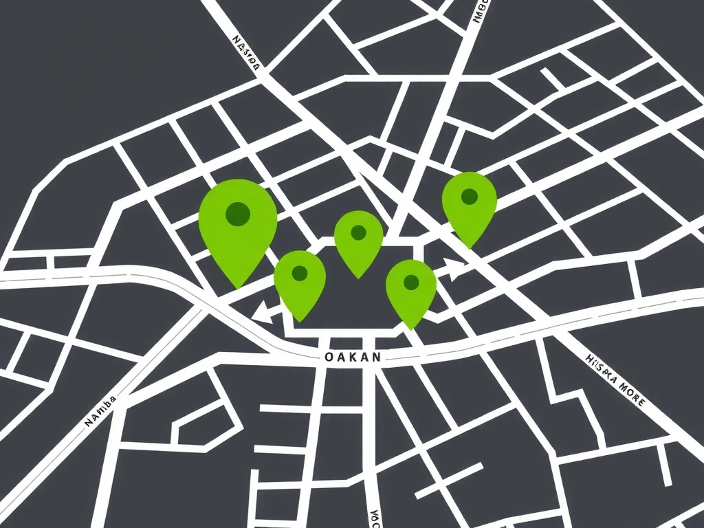 Map of studio location in Osaka